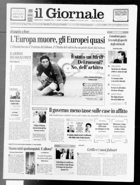 Il giornale : quotidiano del mattino